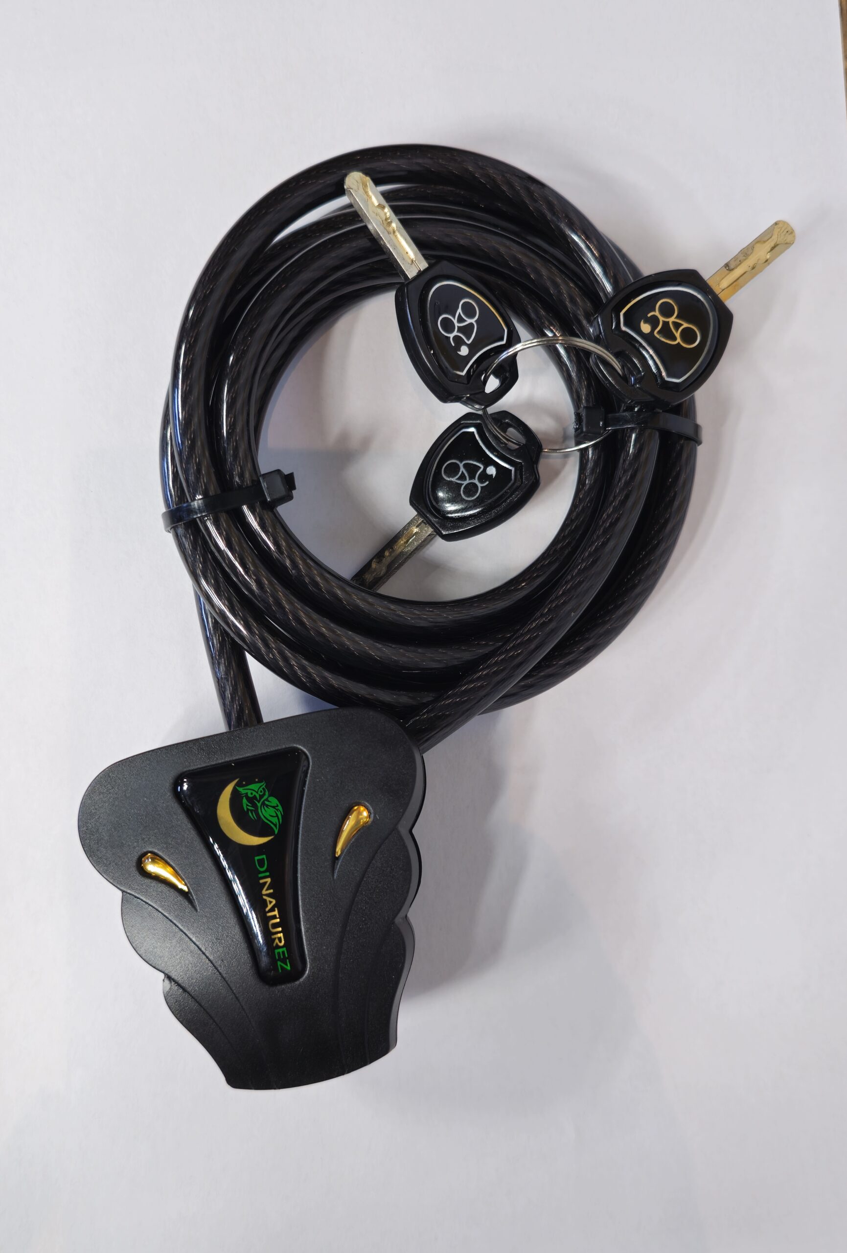 Candado Antirrobo Dinaturez 180 cm para Cámaras de Fototrampeo – Cable de Acero con Llave